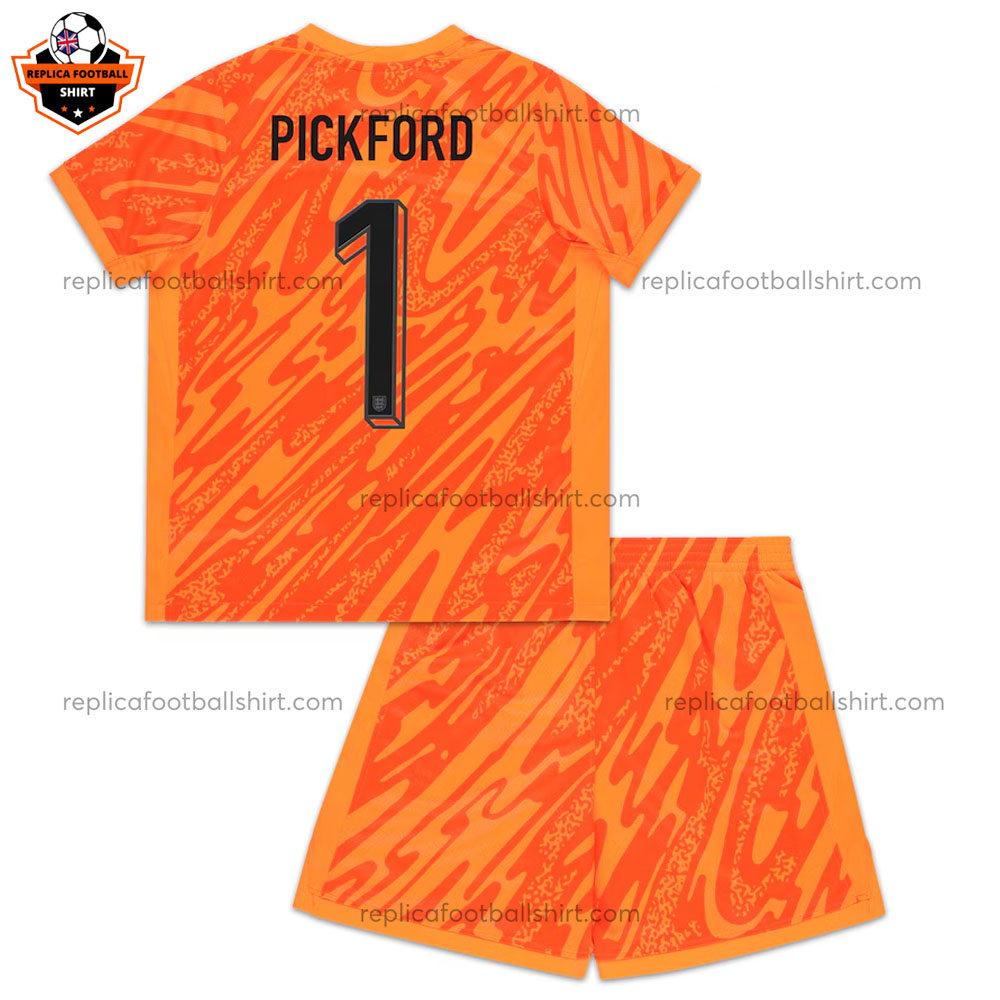 England Goalkeeper Kid Replica Kit 2024/25 PICKFORD 1