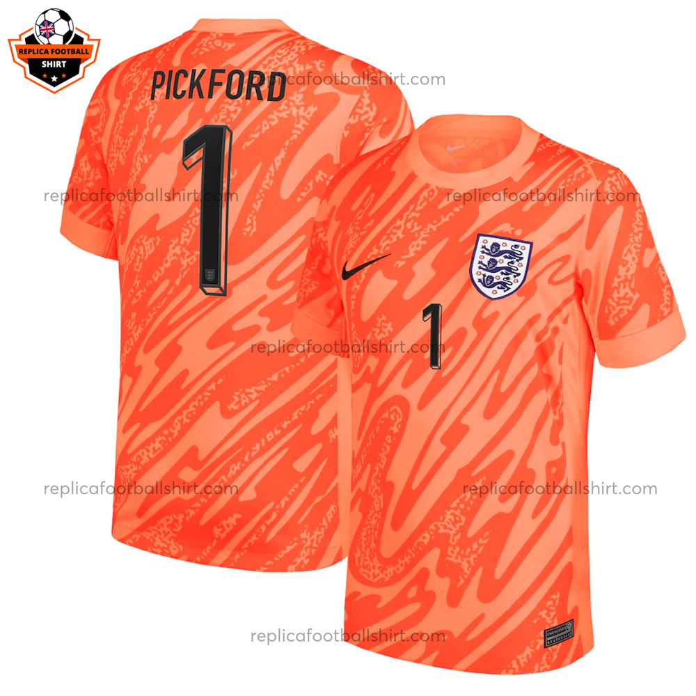 England Goalkeeper Men Replica Shirt 2024 PICKFORD 1