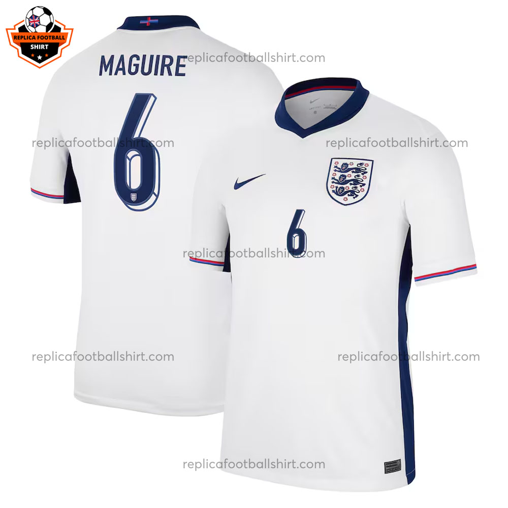 England Home Men Replica Shirt 2024 MAGUIRE 6