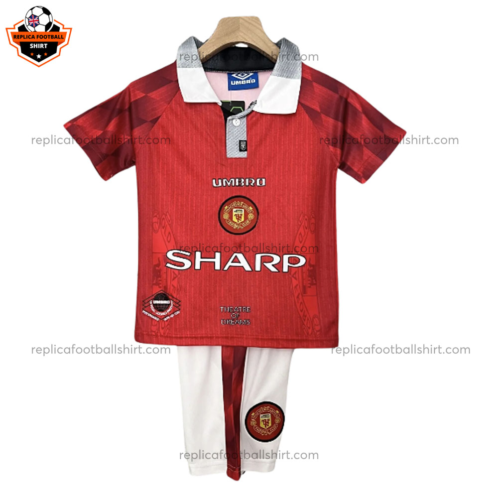 Manchester United Home Kid Replica Kit 96/97
