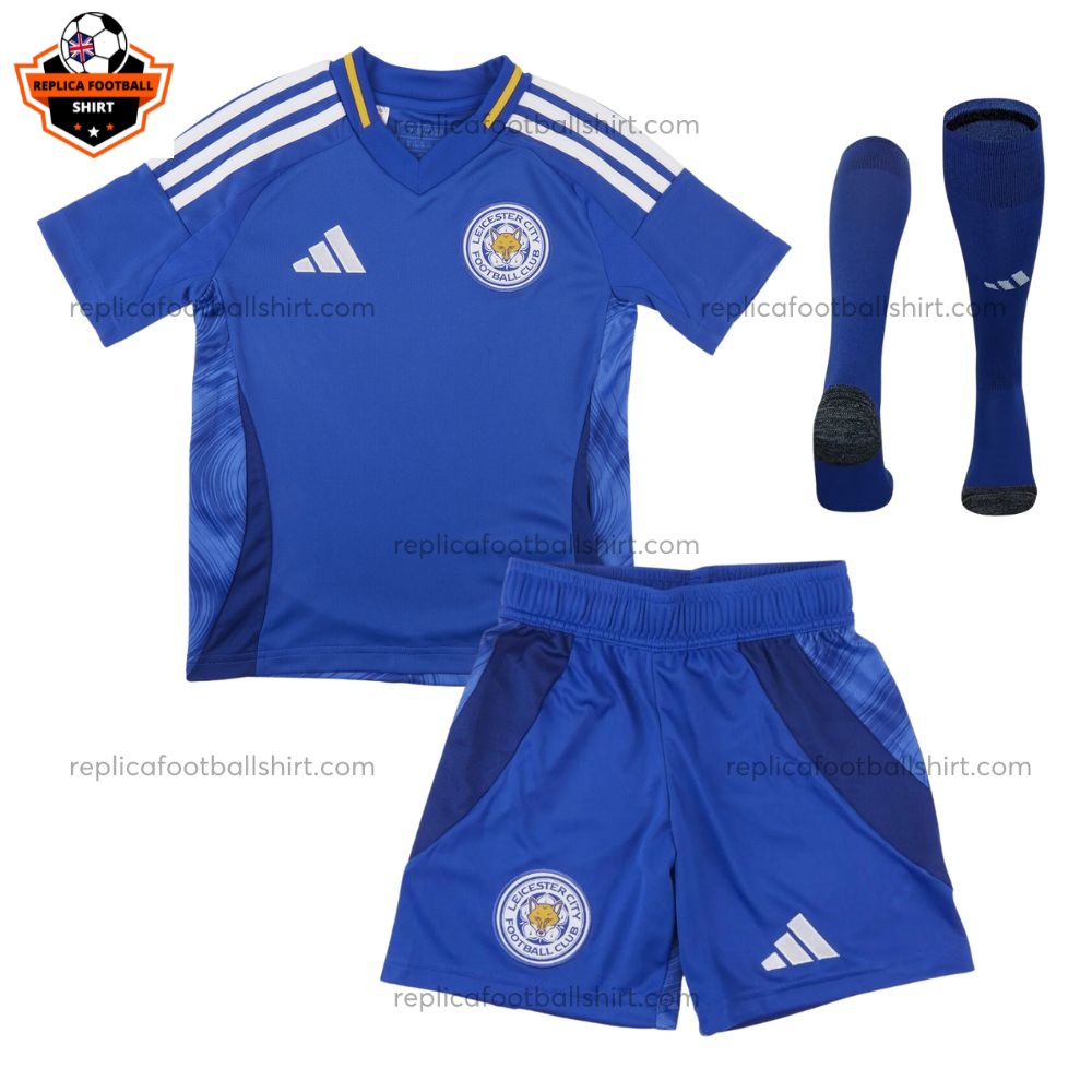 Leicester City Home Kid Replica Kit 24/25