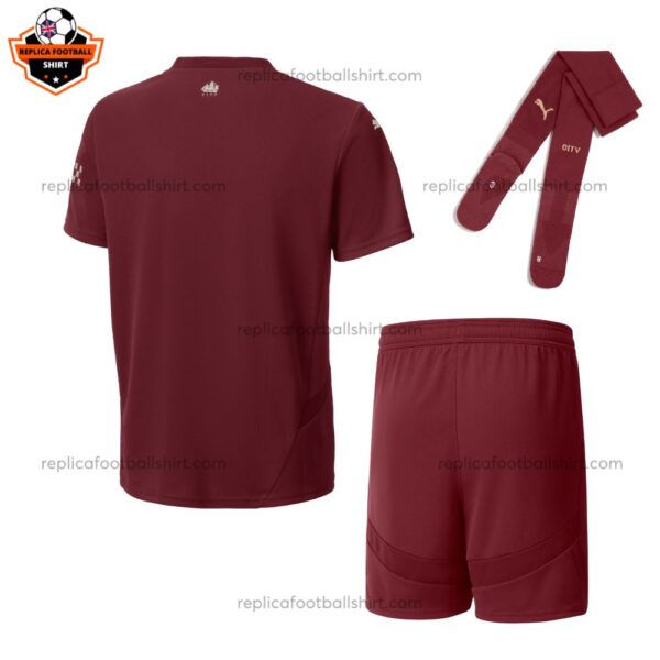 Man City Third Kid Replica Football Kit 24/25 - back