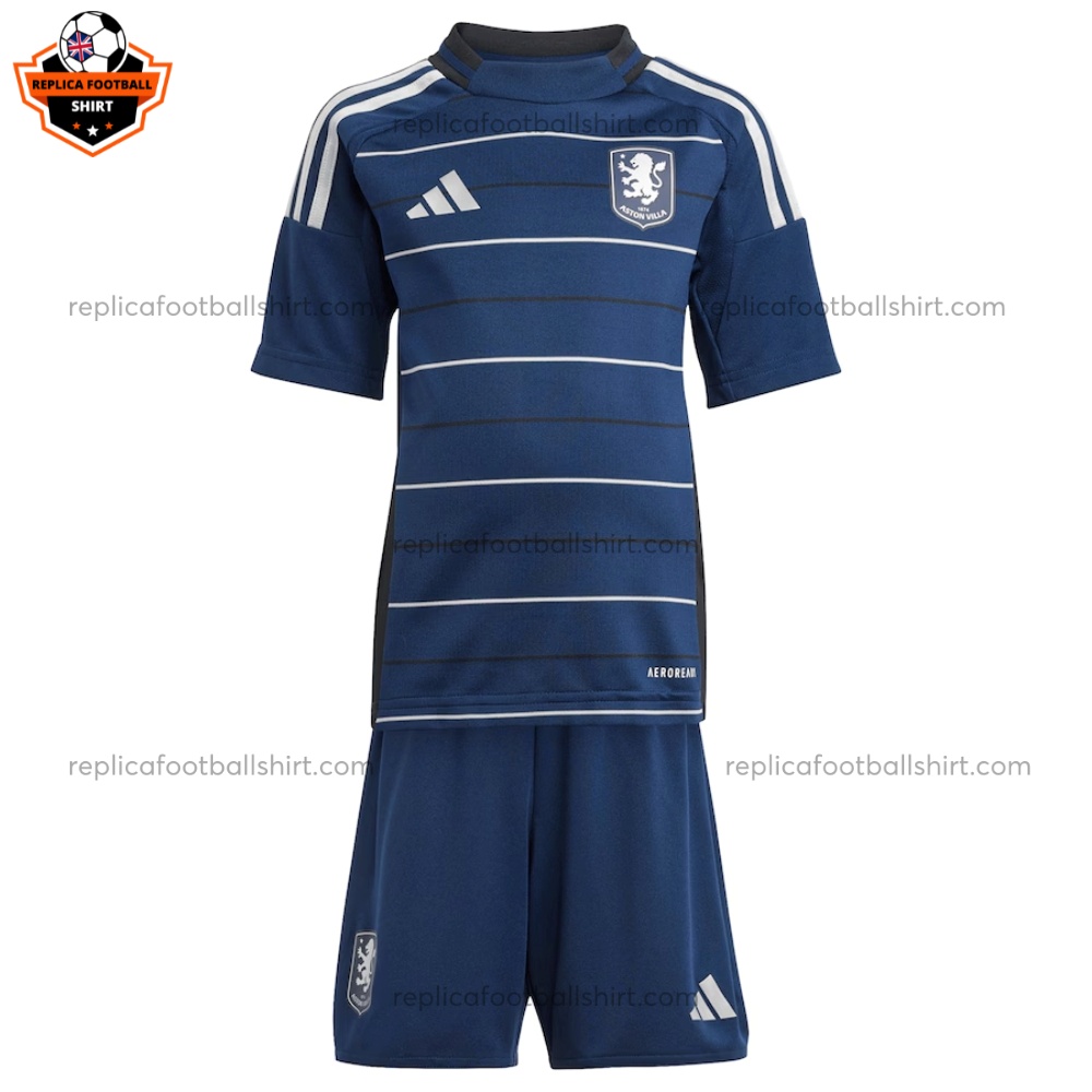 Aston Villa Third Kid Replica Kit 2024/25 - Front View