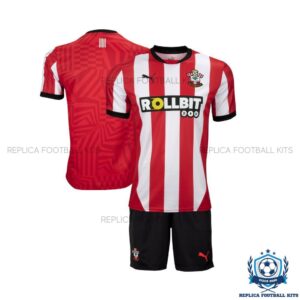 Southampton Home Kid Replica Football Kit 2024-25