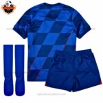 Croatia Away Kid Replica Football Kit 2024