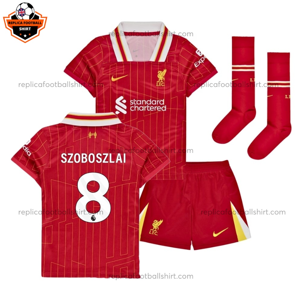 Liverpool Szoboszlai 8 Home Kids Replica Kit 24/25