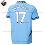 Manchester City DE BRUYNE 17 Home For Men and Kid Replica Football Kit 2024/25