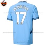 Manchester City DE BRUYNE 17 Home Men Replica Football Shirt 2024/25
