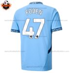 Manchester City FODEN 47 Home Men Replica Football Shirt 2024/25
