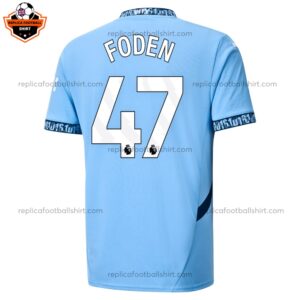 Man City Foden 47 Home Men Replica Shirt 24/25 - back