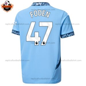 Man City Foden 47 Home Kid Replica Football Kit 24/25 - back
