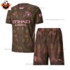 Man City Goalkeeper Coffee Kid Replica Football Kit 24/25