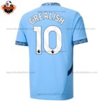 Manchester City GREALISH 10 Home Men Replica Football Shirt 2024/25