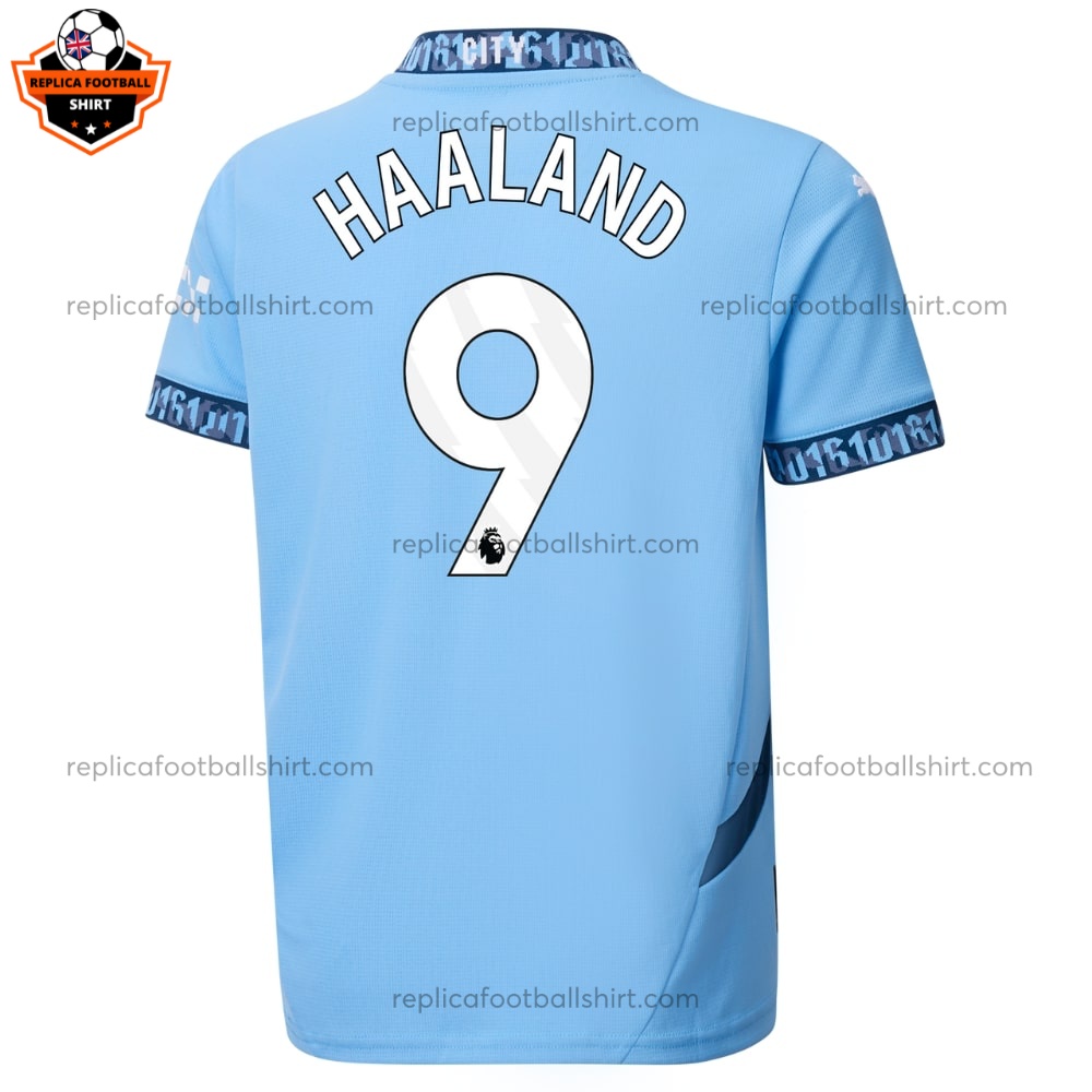 Man City Haaland 9 Home Kid Replica Football Kit 24/25