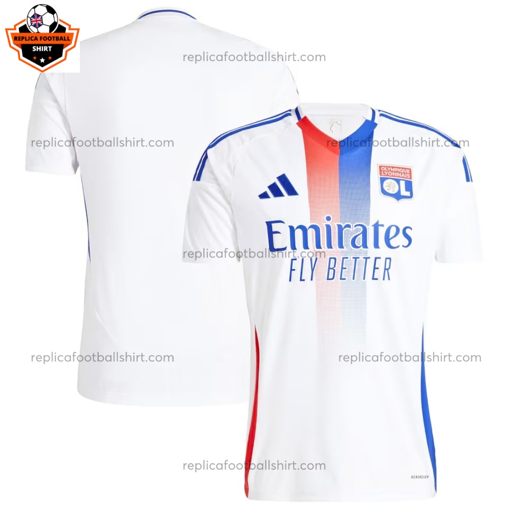 Lyonnais Home Replica Football Shirt 24/25
