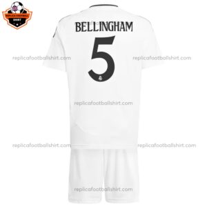 Real Madrid Bellingham 5 Home Kid Replica Kit 2024/25 - back
