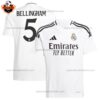 Real Madrid Bellingham 5 Home Replica Football Shirt 24/25