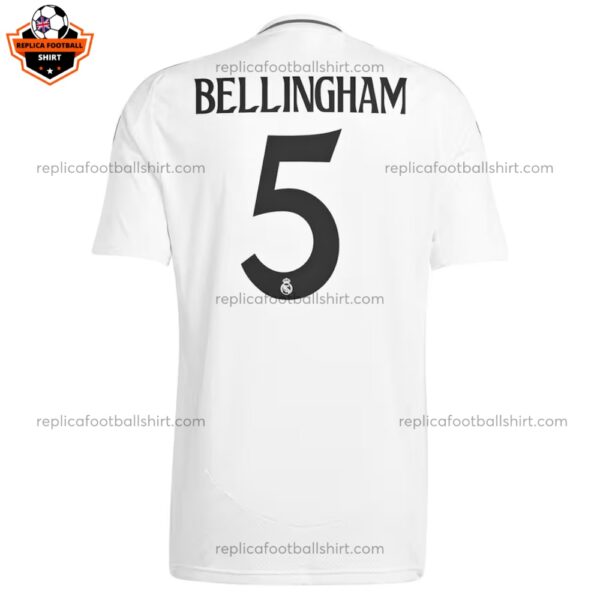 Real Madrid Bellingham 5 Home Replica Football Shirt 24/25 - back