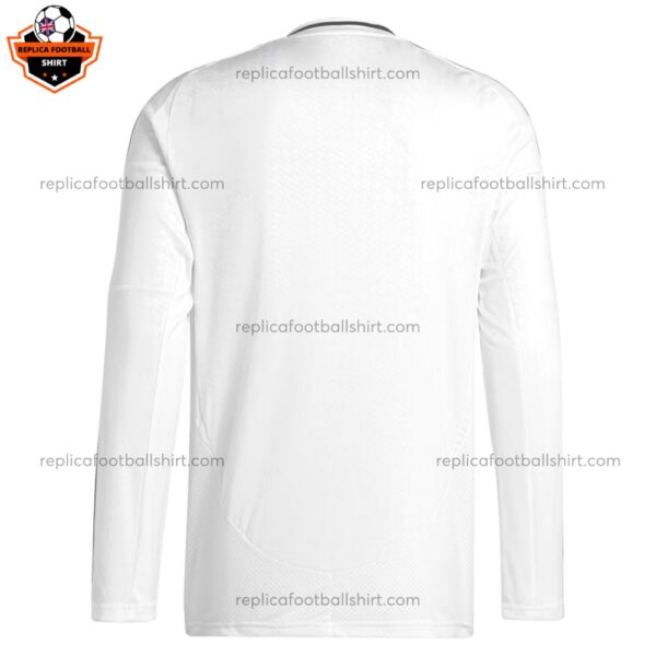 Real Madrid Home Replica Football Shirt 24/25 Long Sleeve - back