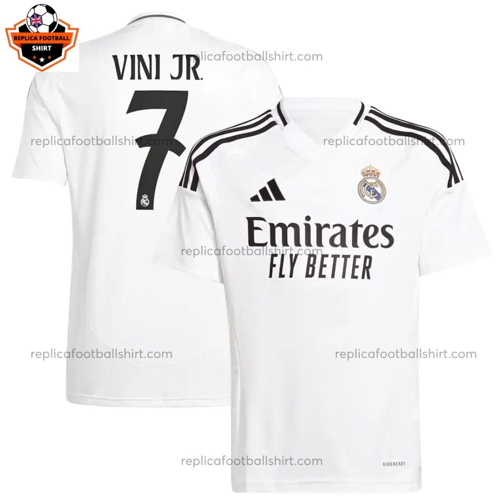 Real Madrid Vini JR 7 Home Replica Football Shirt 24/25
