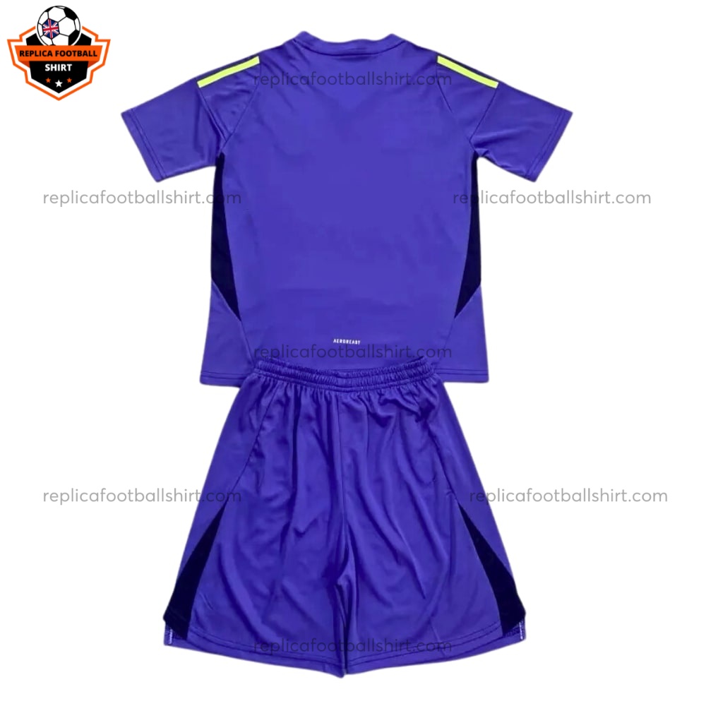 Scotland Purple Goalkeeper Kid Replica Kit 2024