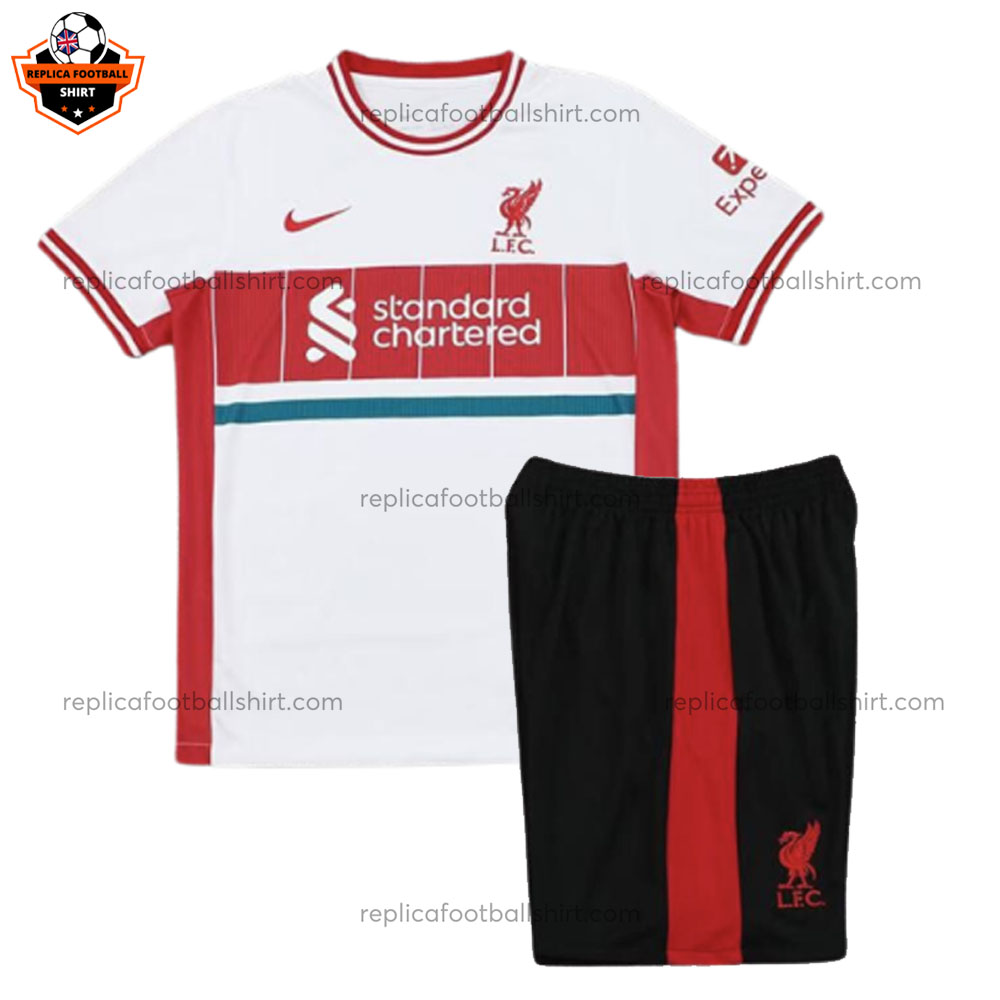 Liverpool White Training Kids Replica Kit 24/25