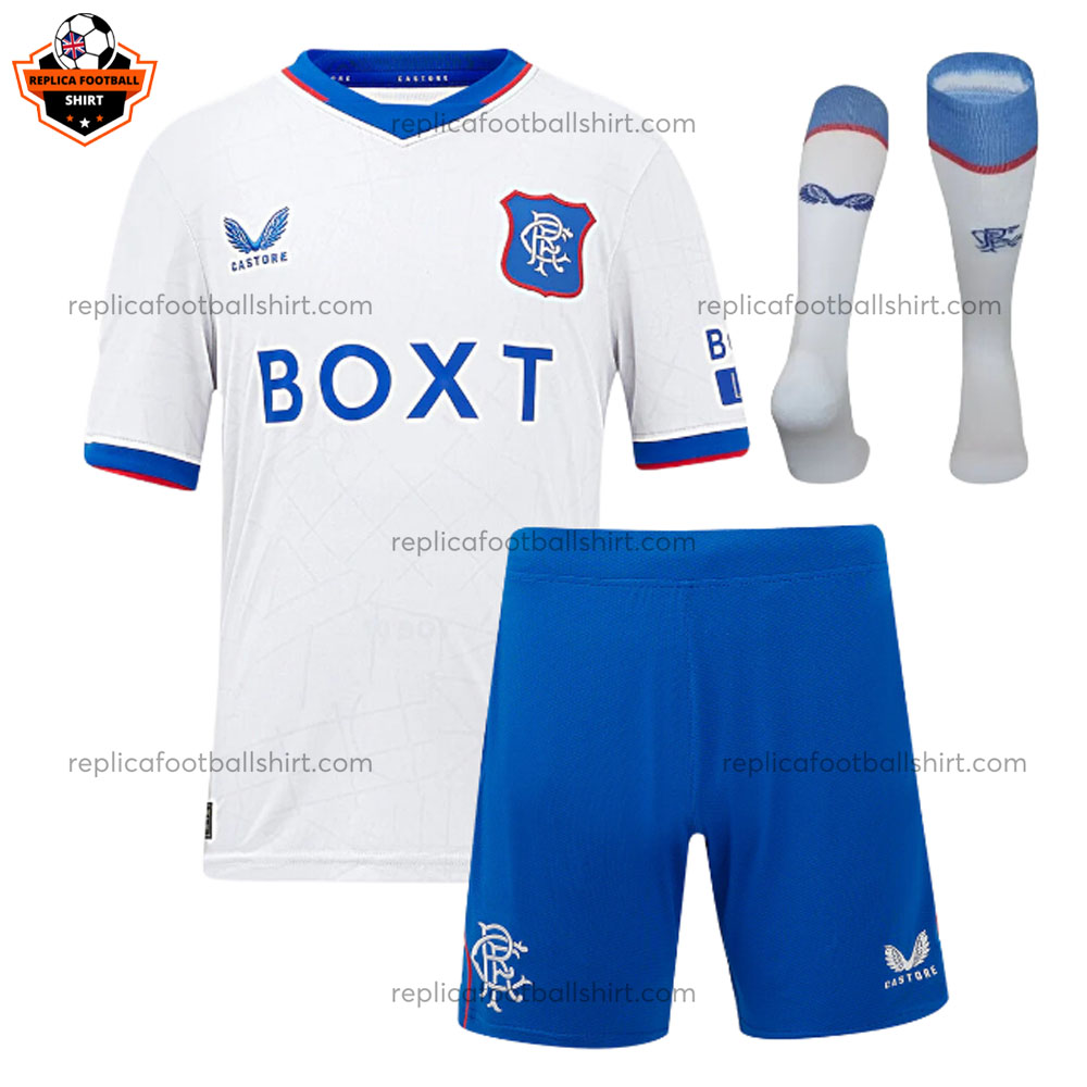 Rangers Away Kid Replica Kit 2024/25 - front