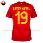 Spain Home Men Replica Football Shirt 2024 LAMINE YAMAL 19 Printed