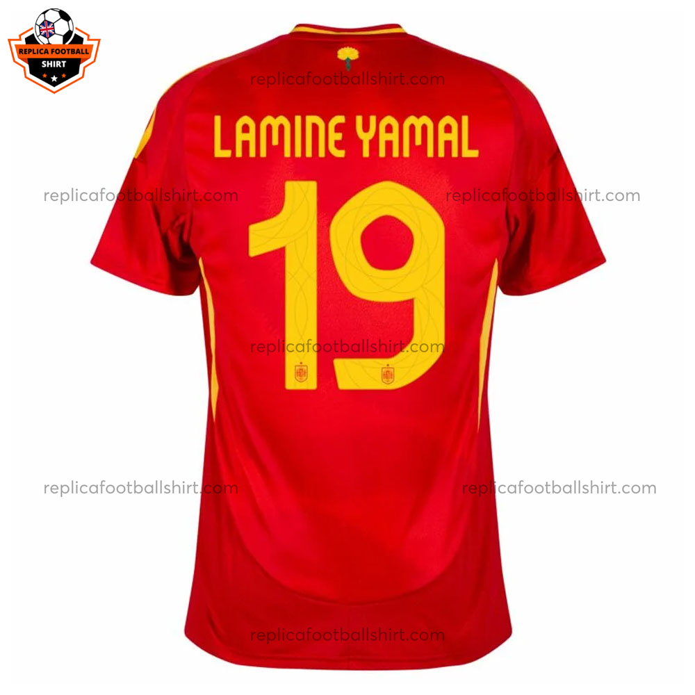 Spain Home Men Replica Shirt 2024 LAMINE YAMAL 19