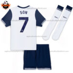 Tottenham Hotspur SON 7 Home Kid Replica Football Kit 2024/25