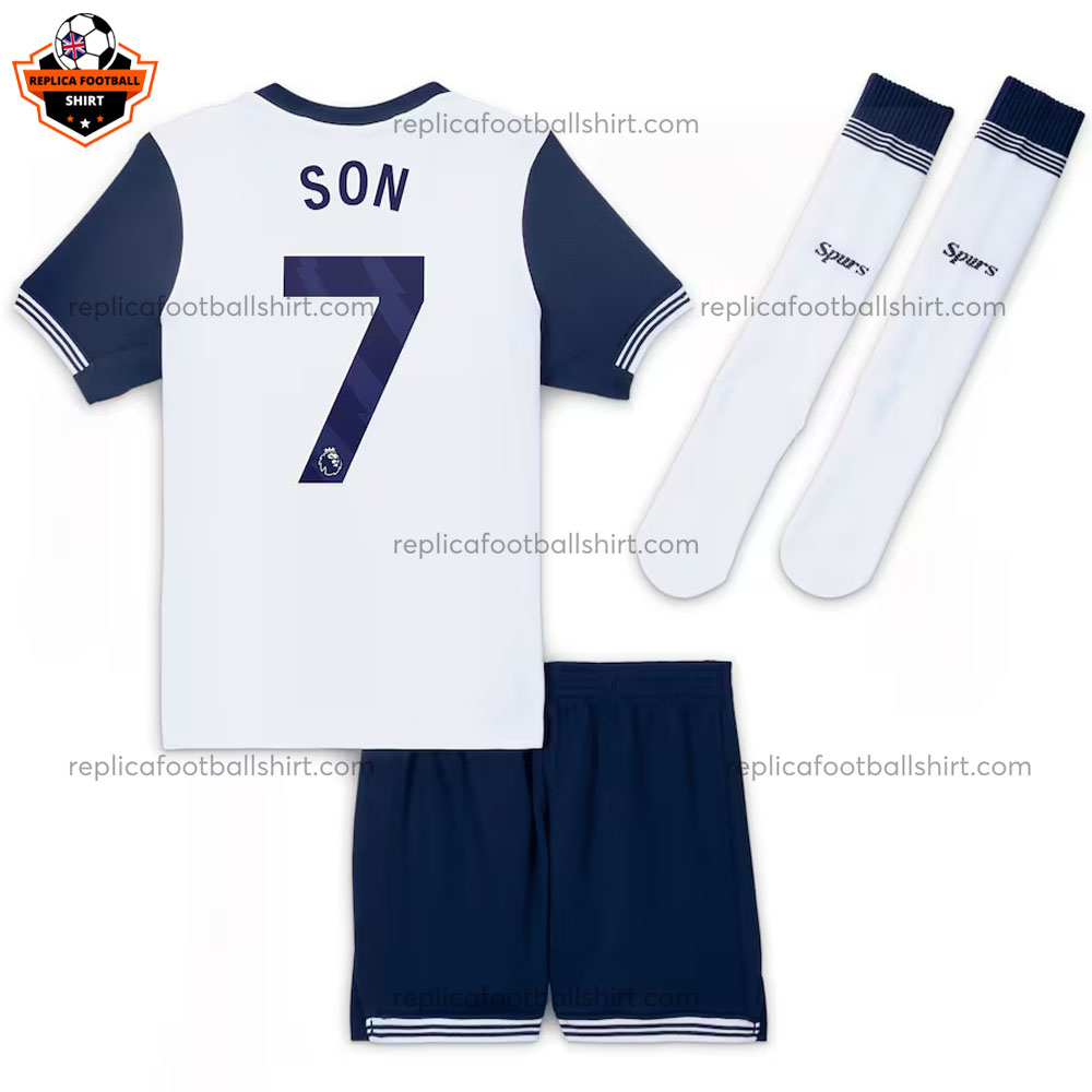 Tottenham Hotspur SON 7 Home Kid Replica Football Kit 2024/25 - back