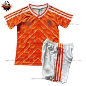 Retro Netherlands Home Kid Replica Football Kit 1998