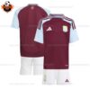 Aston Villa Home Kid Replica Kit 2024/25