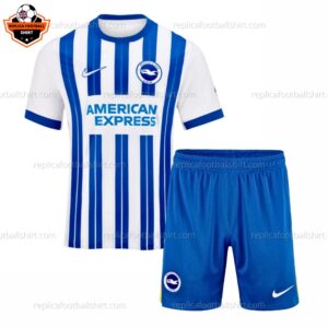 Brighton Home Kid Replica Football Kit 24/25