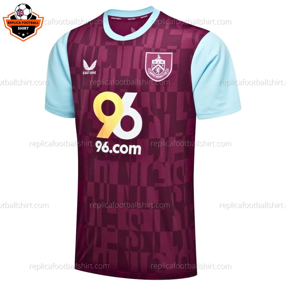 Burnley Home Replica Football Shirt 24/25 - Front View