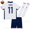 England Home Kid Replica Kit 2024 FODEN 11