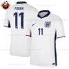 England Home Men Replica Shirt 2024 FODEN 11