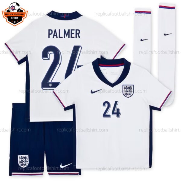 England Home Kid Replica Kit 2024 Palmer 24