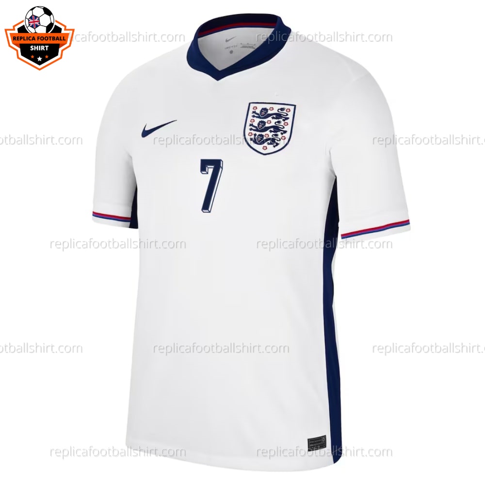 England Home Men Replica Shirt 2024 Saka 7