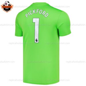 Everton Pickford 1 Goalkeeper Replica Shirt 24/25 - Back View