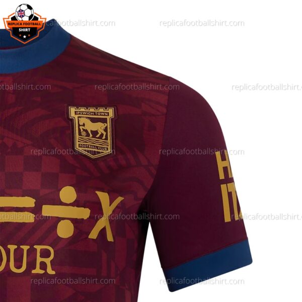Ipswich Away Replica Football Shirt 24/25 - Left Sleeve View