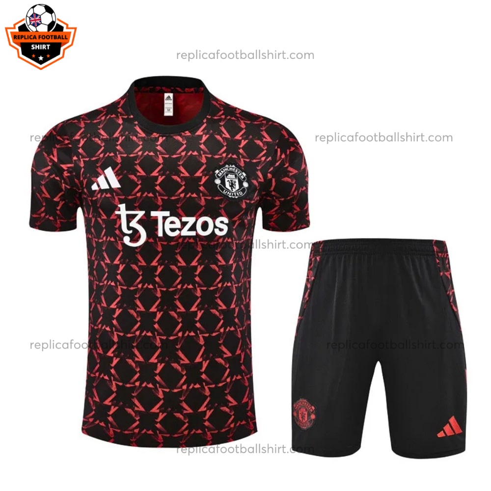 Manchester United Red Training Kid Replica Kit 24/25