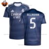 Real Madrid BELLINGHAM 5 Away Men Replica Football Shirt 2025/26 Full View