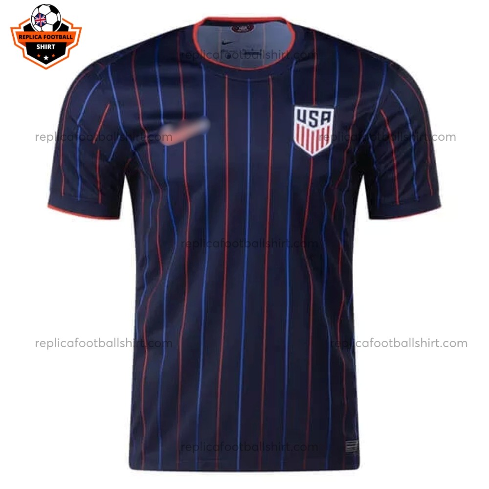 USA Away Men Replica Football Shirt 2025/26 Front View