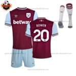 West Ham United BOWEN 20 Home Kid Replica Football Kit 2024/25