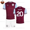 West Ham BOWEN 20 Home Kid Replica Kit 24/25