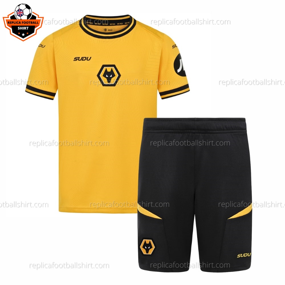 Wolves Home Kid Replica Kit 2024/25