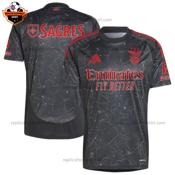 Benfica Away Men Replica Football Shirt 24/25