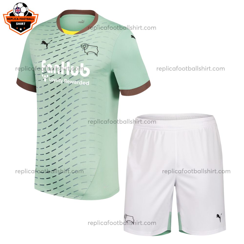 Derby County Away Kid Replica Kit 24/25