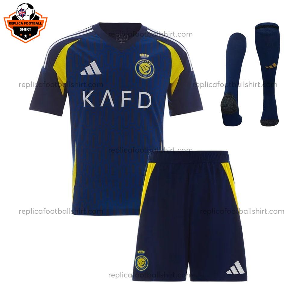 Al Nassr Away Kid Replica Football Kit 2024/25 - Front View